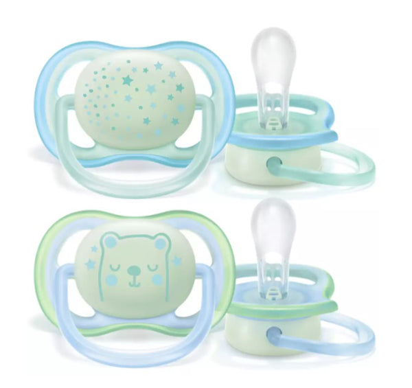 Avent succhietto ultra air night 0-6 mesi 2 pezzi