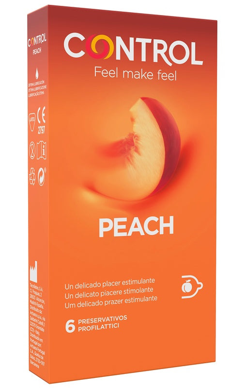 Control peach profilattico6 pezzi