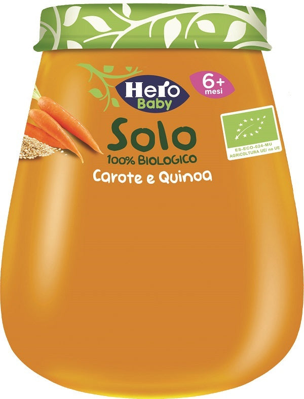 Hero solo omogeneizzato carota quinoa 100% bio 120 g