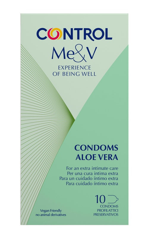 Control me&v aloe vera profilattico 10 pezzi