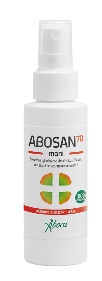 Aboca Abosan70 soluzione igienizzante mani 100 ml spray