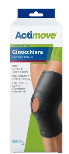 Actimove sports edition ginocchiera con foro rotuleo l