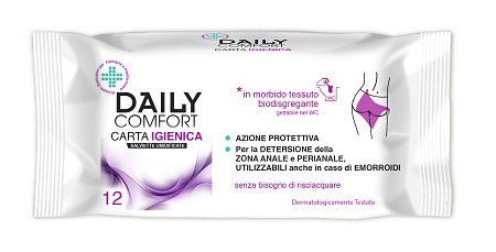 Daily comfort carta igienica 12 pezzi