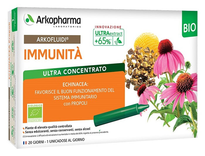 Arkofluidi immunita' propoli echinacea bio 20 fialoidi 15 ml