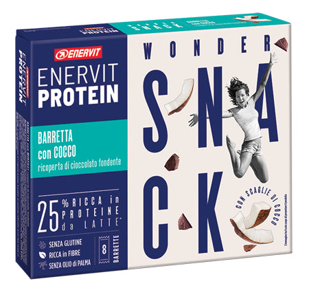 Enervit protein snack cocco 8 barrette 27 g