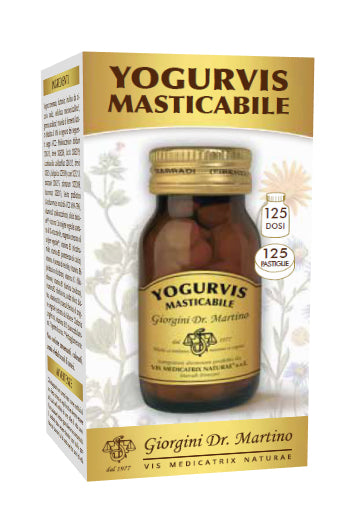 Yogurvis masticabile 125 pastiglie