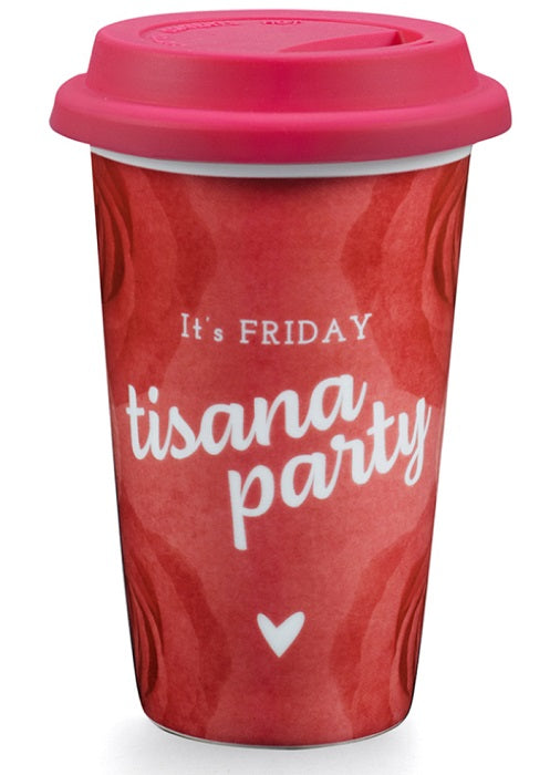 Neavita tazza thermos ceramica weekly tea friday da 300 ml