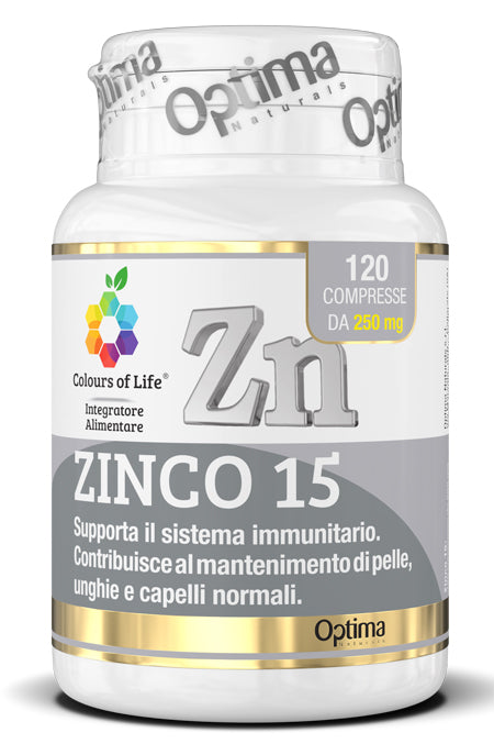 Colours of life zinco 15 120 compresse