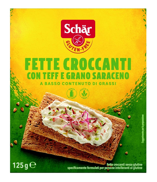 Schar crispy slices with teff and buckwheat lactose free 125 g