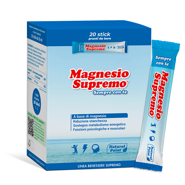 Magnesio supremo 20 stick sempre con te