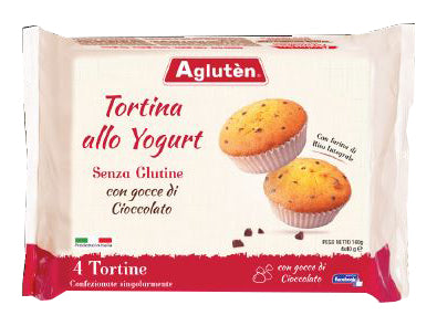 Agluten tortina allo yogurt con gocce di cioccolato 4 x 40 g