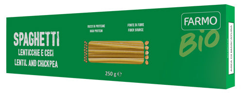 Farmo bio spaghetti lenticchie/cecci 250 g