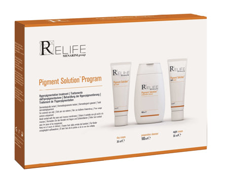 Pigment solution program kit day cream 30 ml + night cream 30 ml + cleanser 100 ml nuovo packaging multilingua