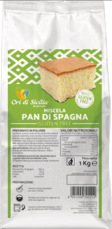 Ori di sicilia mix oro pan di spagna 1 kg