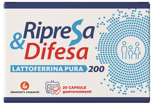 Ripresa&difesa lattoferrina pura 200 20 capsule gastroresistenti