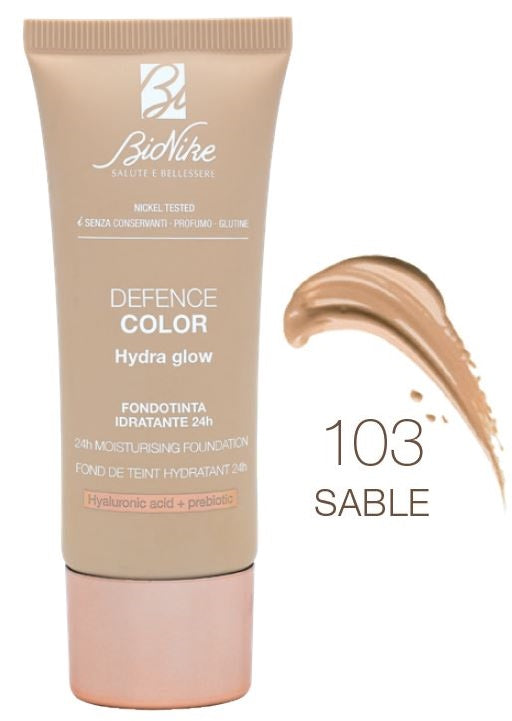 Bionike Defence Color Hydra Glow fondotinta idratante 103 sable