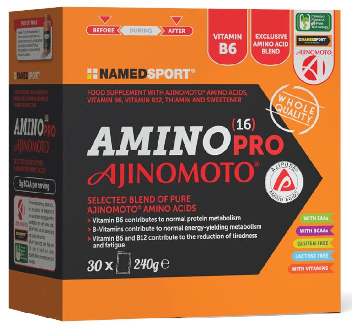 Named Sport Amino 16 pro ajinomoto 30 bustine