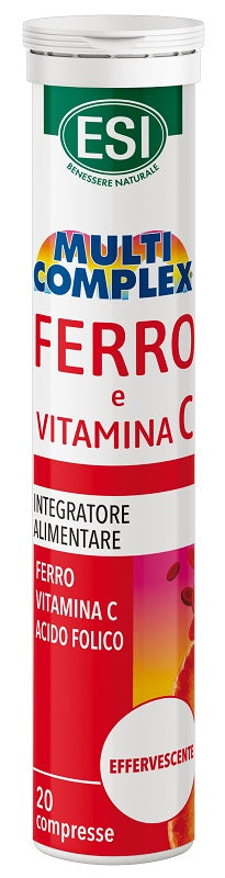 Esi multicomplex ferro vitamina c 20 compresse effervescenti