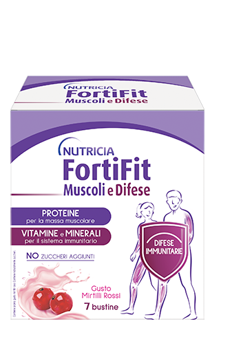 Fortifit muscoli&difese mirtillo rosso 7 bustine