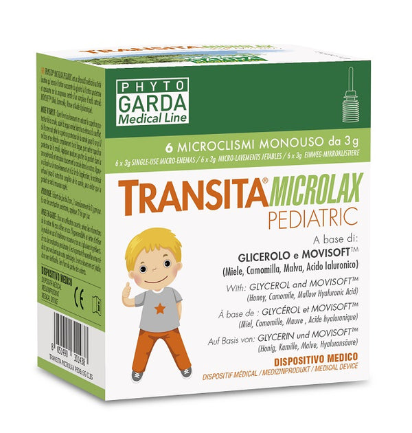 Transita microlax pediatric 6 microclismi da 3 g