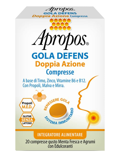 Apropos gola defens double action 20 tablets