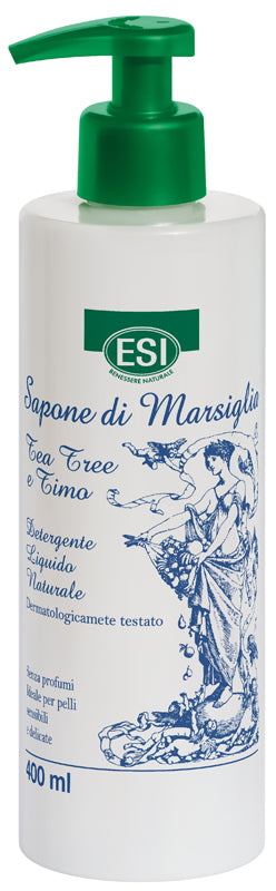 Esi sapone marsiglia tea tree e timo 400 ml