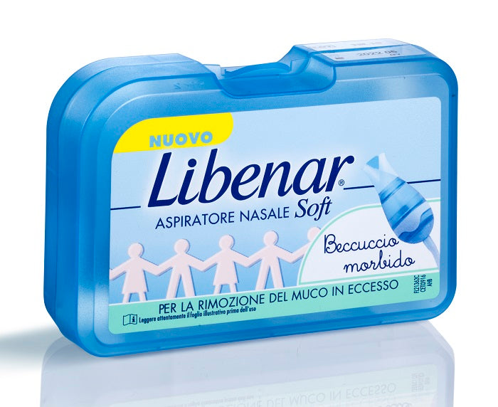 Libenar Aspirador nasal Soft + 5 filtros con boquilla ultra flexible