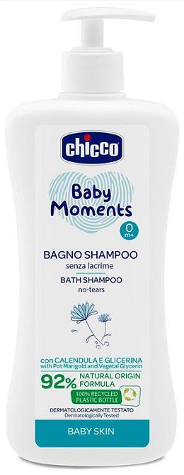 Chicco baby moments bagno shampoo delicate 500 ml