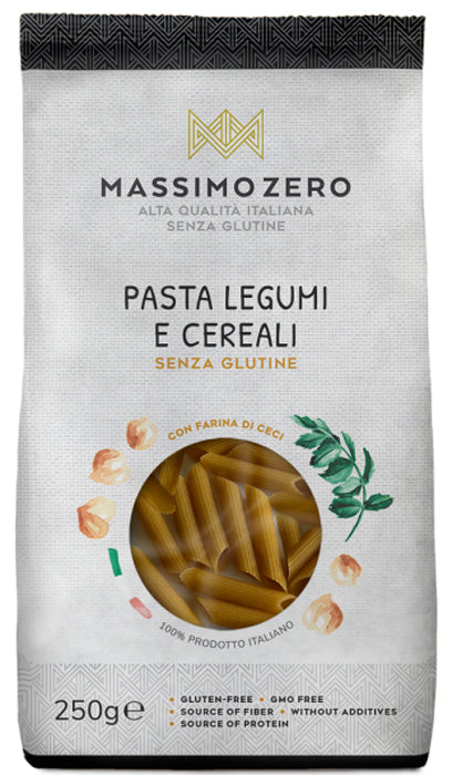 Massimo zero legumi e cereali penne 250 g