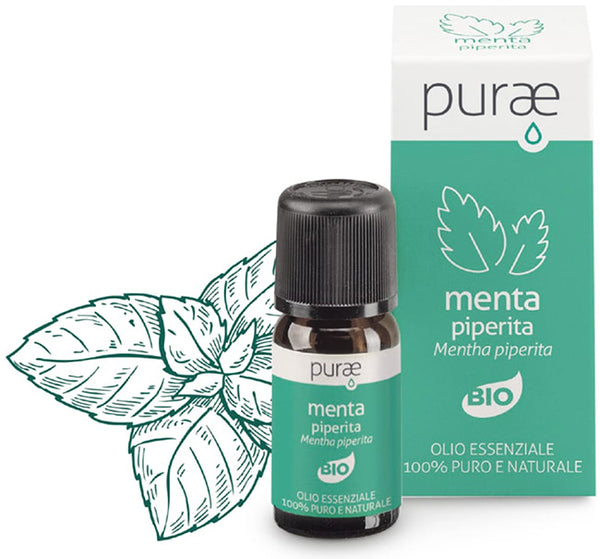 Purae oe menta bio mentha piperita parti aeree 10 ml