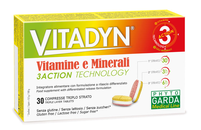 Vitadyn vitamine/minerali 30 compresse rilascio differenziato