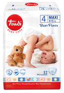 Trudi baby care pants maxi 8/15kg 12 pezzi