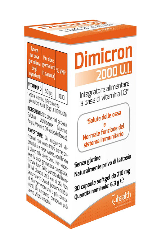 Dimicron 2000 ui 30 capsule softgel