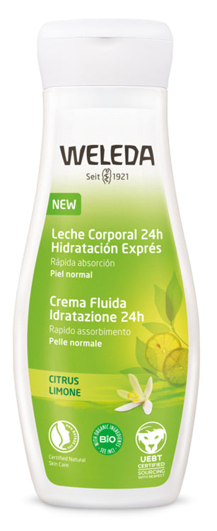 Weleda Crema fluida idrat 24h limone 200 ml