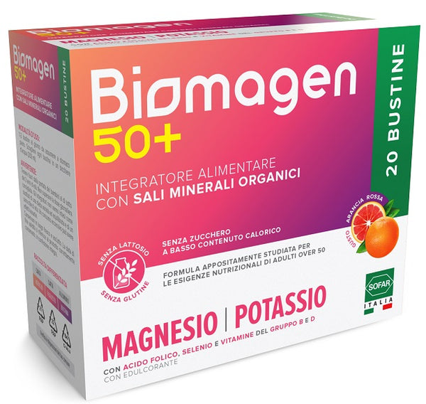 Biomagen 50+ senza zuccheri 20 bustine