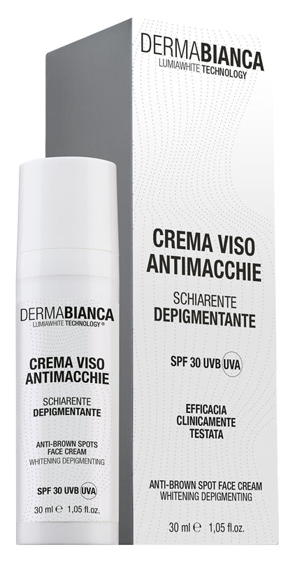 Dermabianca crema viso antimacchie spf30 uva/uvb 30 ml