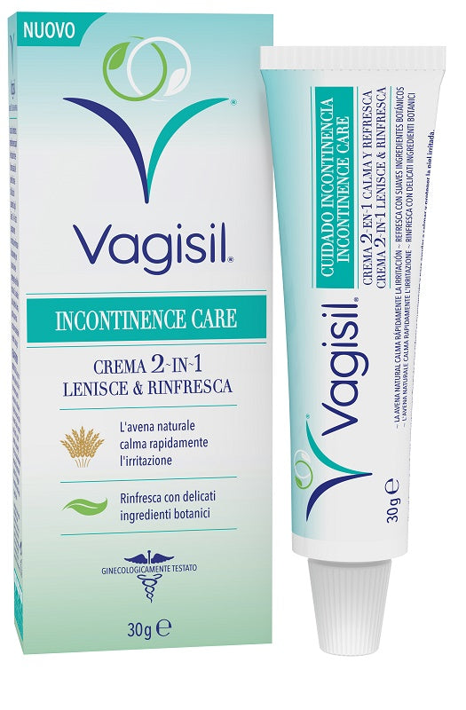 Vagisil incontinence care crema 2in1 lenisce & rinfresca 30 g