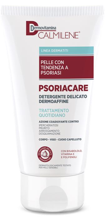 Dermovitamina calmilene psoriacare detergente delicato dermoaffine trattamento quotidiano per pelle con tendenza a psoriasi 200 ml