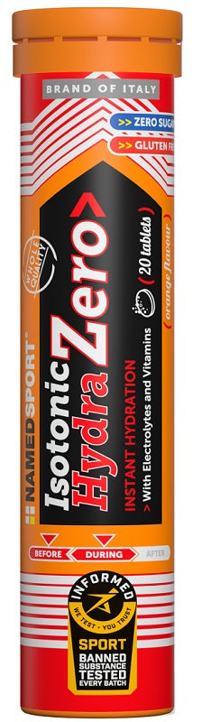 Isotonic hydra zero orange 20 tablets