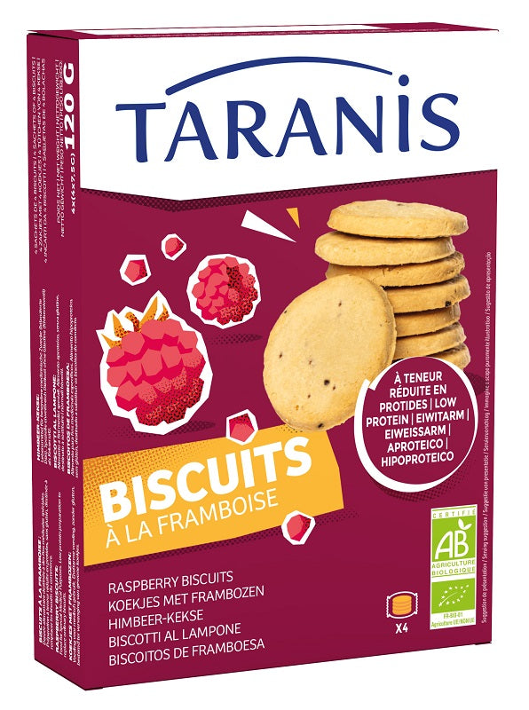 Taranis biscotti frollini al lampone 120 g