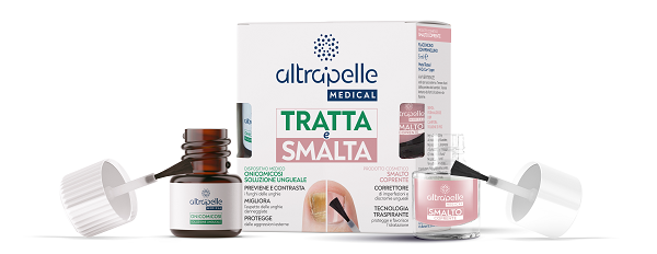 Altrapelle medical tratta e smalta soluzione ungueale 7 ml + smalto 5 ml