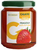Giusto solo frutta marmellata fragole 284 g