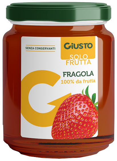 Giusto solo frutta marmellata fragole 284 g