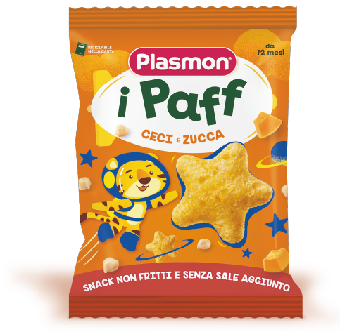 Plasmon paff stelline ceci zucca 15 g