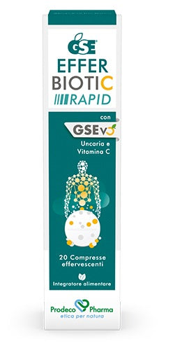 Gse efferbiotic rapid 20 compresse