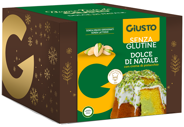 Giusto senza glutine dolce di natale pandoro pistacchio 500 g