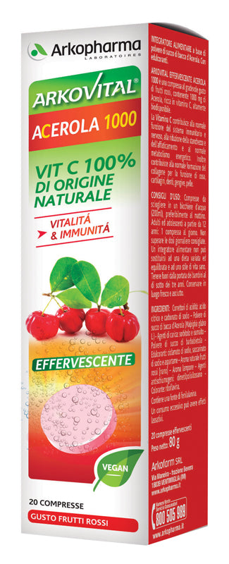 Arkovital acerola 1000 effervescente 20 compresse promo