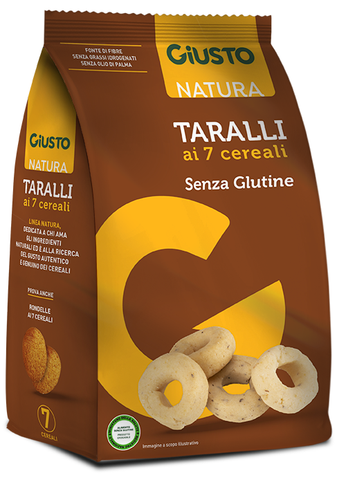 Giusto senza glutine taralli 7 cereali 175 g