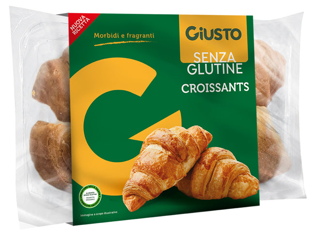 Giusto senza glutine croissant 4 pezzi da 80 g