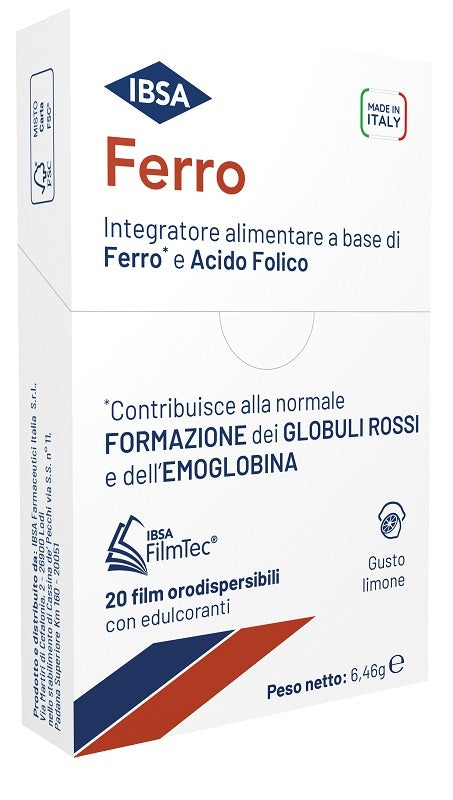 Ferro ibsa 20 film orodispersibili